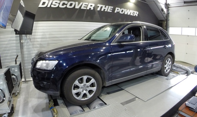 Optymalizacja oprogramowania Audi Q5 2.0 TDI 170 KM  +24 KM  oraz  48 Nm