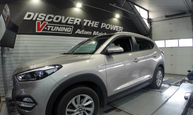 Chip Tuning Hyundai Tucson 1.7 CRDi 116 KM + 22 KM i + 62 Nm