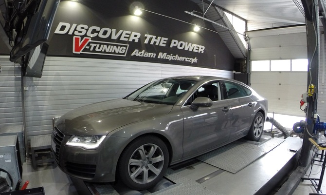 Chip Tuning Audi A7 4G Sportback 3.0 TDI 245 KM + 55 KM i + 91 KM