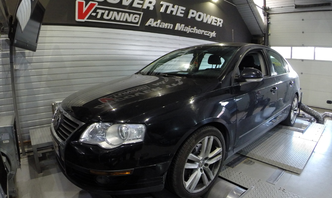 Chip Tuning Volkswagen Passat B6 1.6 TDI 105 KM + 30 KM i + 60 Nm