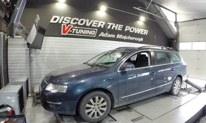 Chip Tuning Volkswagen Passat B6 2.0 TDI 170 KM + 25 KM i + 50 Nm