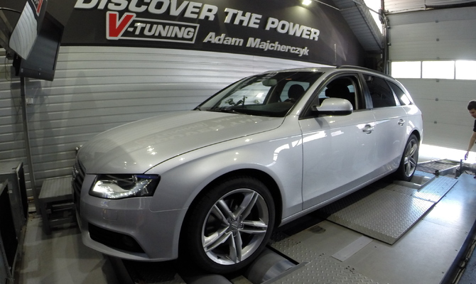 Chip Tuning AUDI A4 B8 2.0 TDI 143 KM + 28 KM i + 57 Nm