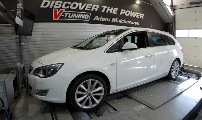 Chip Tuning Opel Astra J GTC 2.0 CDTI 165 KM + 27 KM i + 69 Nm