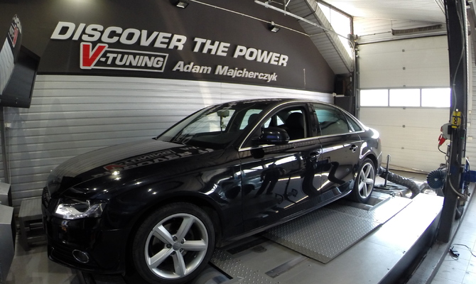 Chip Tuning Audi A4 B8 2.0 TDI 136KM + 37 KM i + 75 Nm