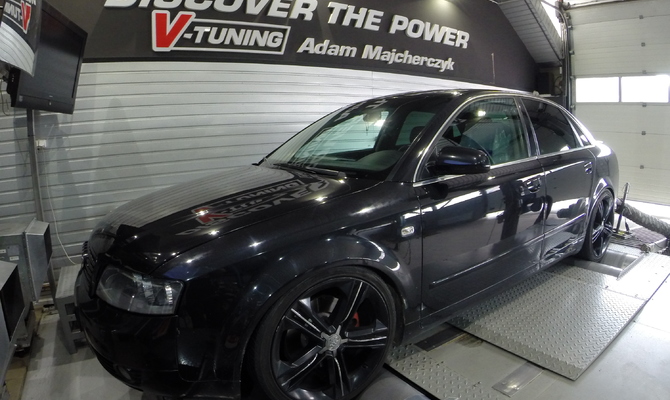 Chip Tuning Audi A4 B6 1.8 T 163 KM + 52 KM + 96 Nm