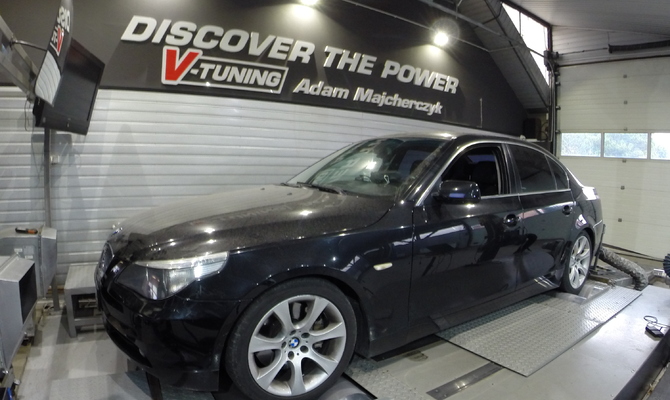 Chip Tuning BMW E60 535d 272 KM + 45 KM + 100 Nm