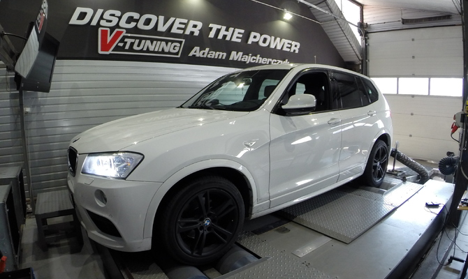 Chip Tuning BMW X3 F25 20d 184 KM + 40 KM + 75 Nm