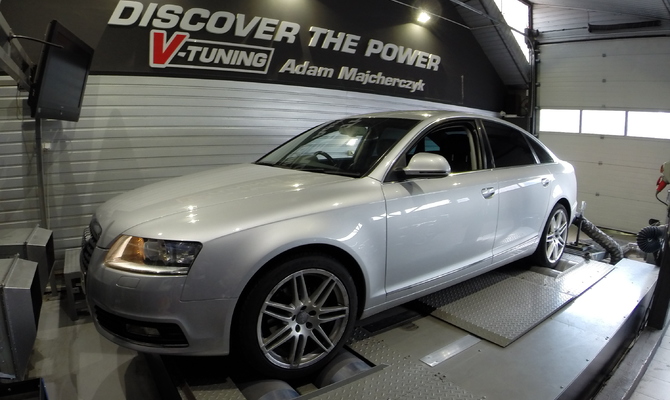 Chip Tuning Audi A6 C6 2.0 TDI 170 KM + 33 KM   + 53 Nm