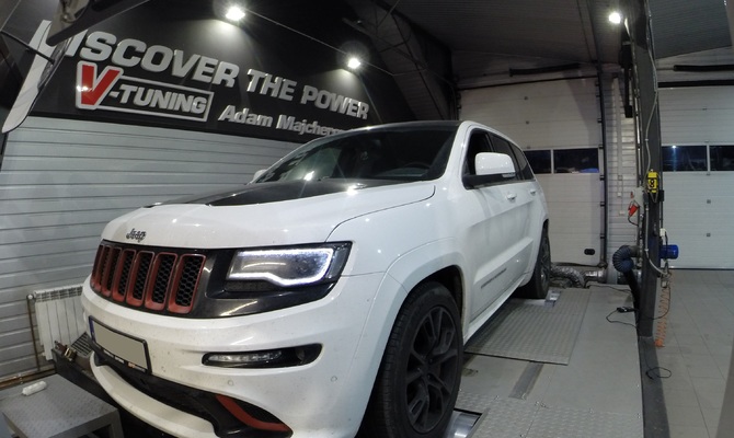 Chip Tuning Jeep Grand Cherokee SRT 6.4 468 KM + 41 KM + 56 Nm