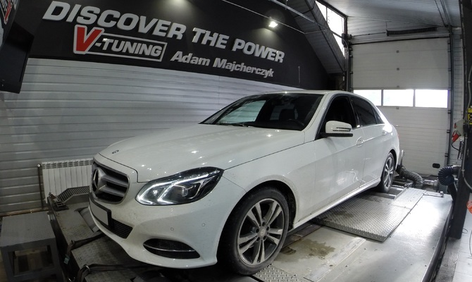 Chip Tuning Mercedes E-Class W212 200CDI 136 KM + 26 KM + 62 Nm