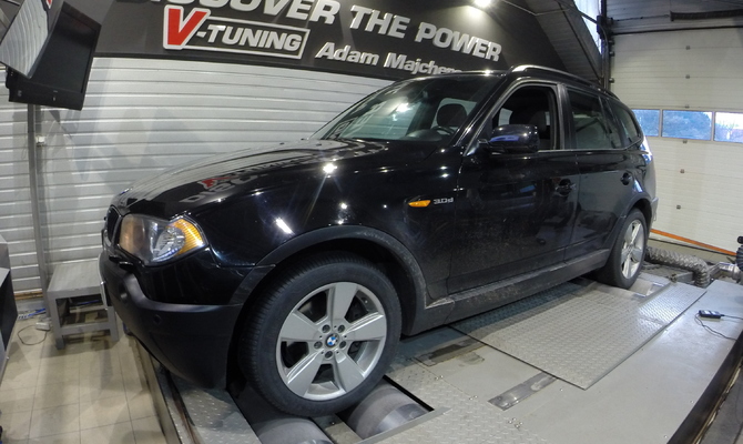 Chip Tuning BMW X3 E84 3.0d 204 KM + 46 KM + 106 Nm