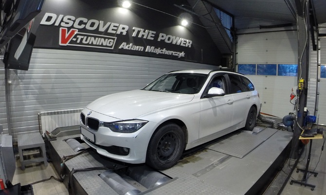 Chip Tuning BMW 3-Series F31 316d 116KM + 57 KM + 120 Nm