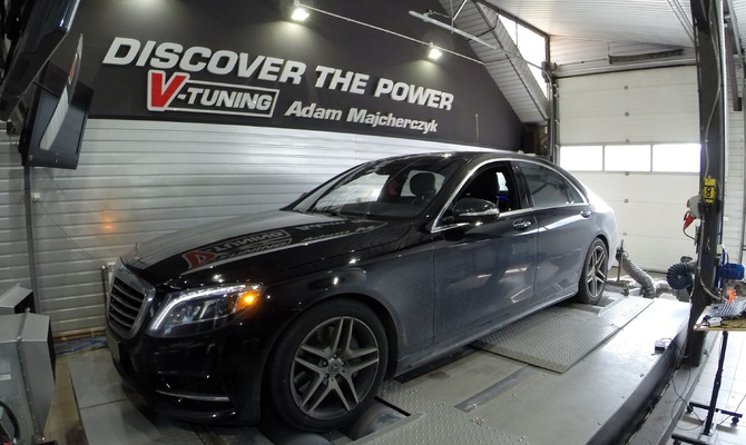 Chip Tuning Mercedes S550 W222 4.7 BiT 455 KM + 64 Km + 102 Nm