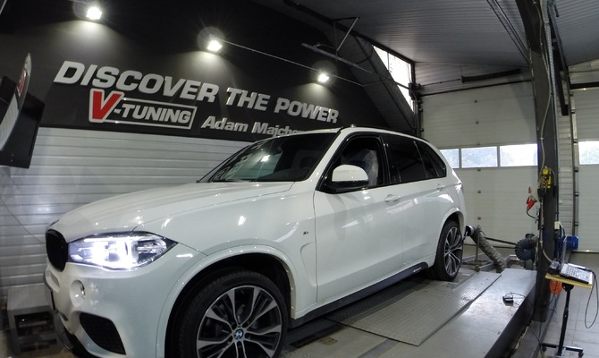 Chip Tuning BMW X5 F15 30d 258 KM + 40 KM + 50 Nm