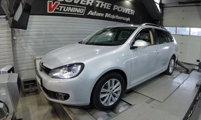 Chip Tuning Volkswagen Golf VI 2.0 TDI 140 KM + 29KM + 74NM