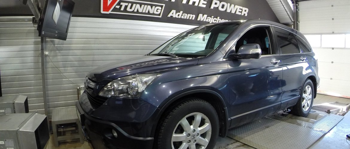 Chip Tuning Honda CR-V 2.2 140 KM  + 18 KM oraz 43 Nm