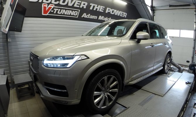 Chip Tuning  Volvo XC90 2.0D 225KM + 30KM oraz 45Nm