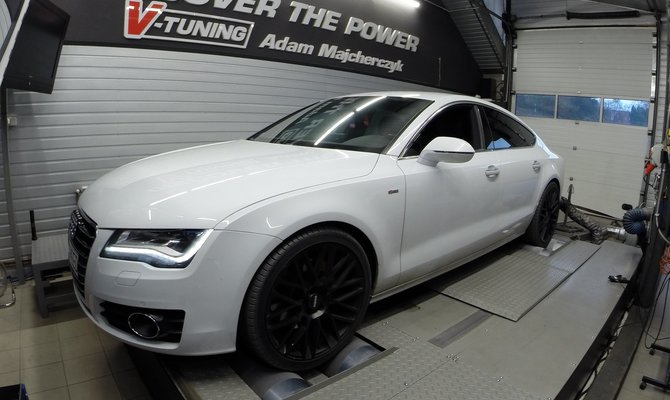 Chip Tuning Audi A7 4G 3.0TDI  + 51KM oraz 107Nm