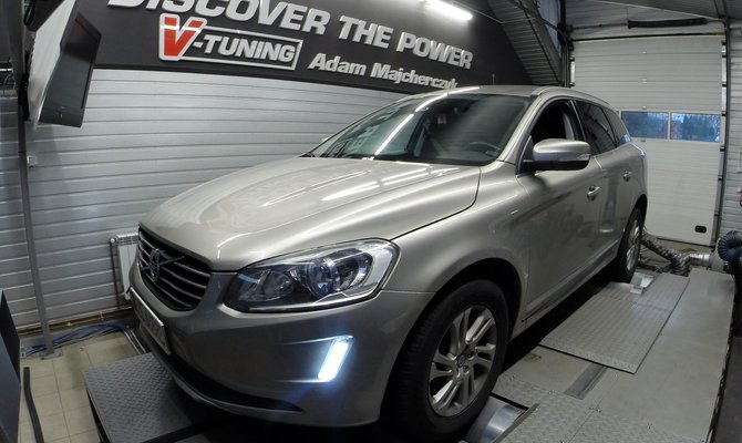 Chip Tuning Volvo XC60 2.0D D4 163KM + 39KM oraz 50Nm  | V-Tuning Leżajsk