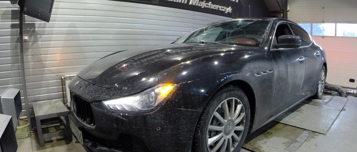 Chip Tuning Maserati Ghibli 3.0D 275KM | V-Tuning Leżajsk