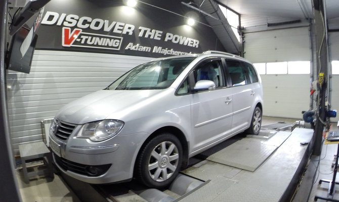 Chip Tuning VW Touran 1.9TDI 105KM | V-Tuning Leżajsk