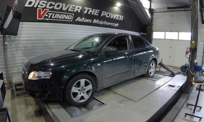 Chip Tuning Audi A4 B7 1.8T 163KM BFB | V-Tuning Leżajsk