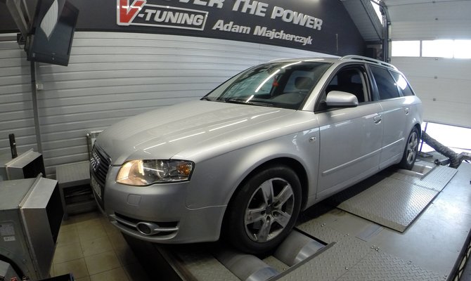 Chip Tuning Audi A4 B7 1.8T 163KM | V-Tuning Leżajsk